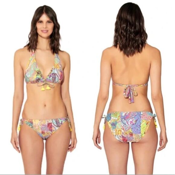 NWT Bleu Rod Beattie Bikini Triangle Top, Size 12 - Picture 7 of 7